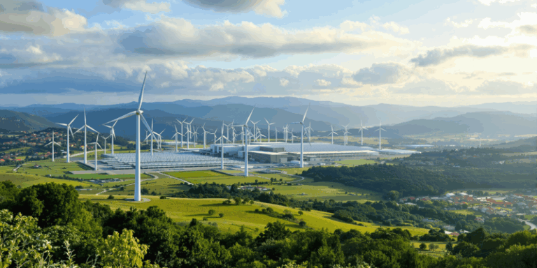 parque de energía eólica