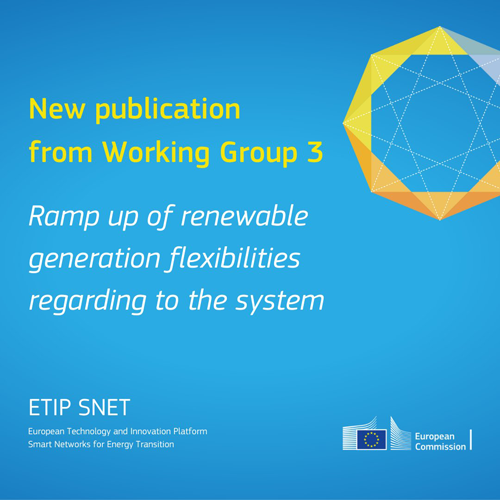 El grupo de trabajo 3 de ETIP SNET ha publicado el documento ‘Aumento de las flexibilidades de generación renovable respecto del sistema’.
