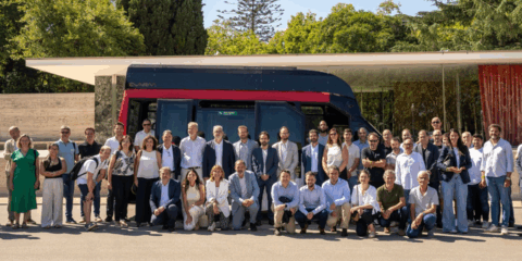 El proyecto HERO presenta un minibús urbano en Barcelona propulsado por hidrógeno