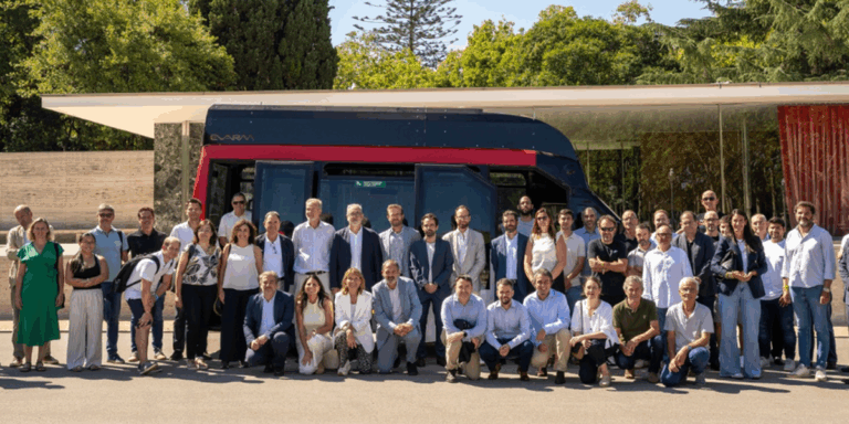 Minibus de hidrógeno.