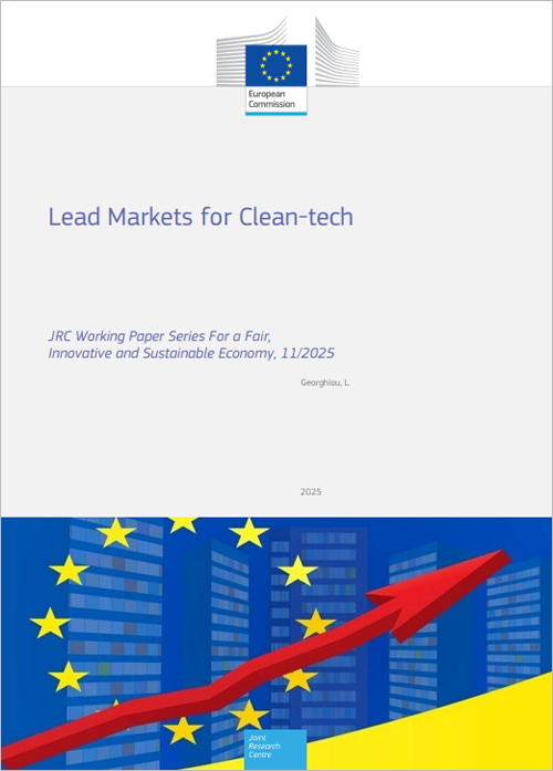 El JRC analiza el impulso de mercados líderes para las tecnologías limpias en la UE – smartgridsinfo