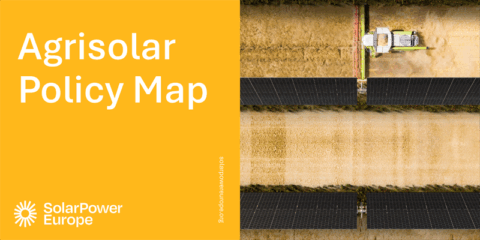 El Mapa de Políticas Agrisolar de SolarPower Europe busca impulsar la transición energética y agrícola