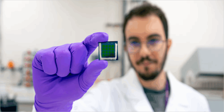 Células solares.