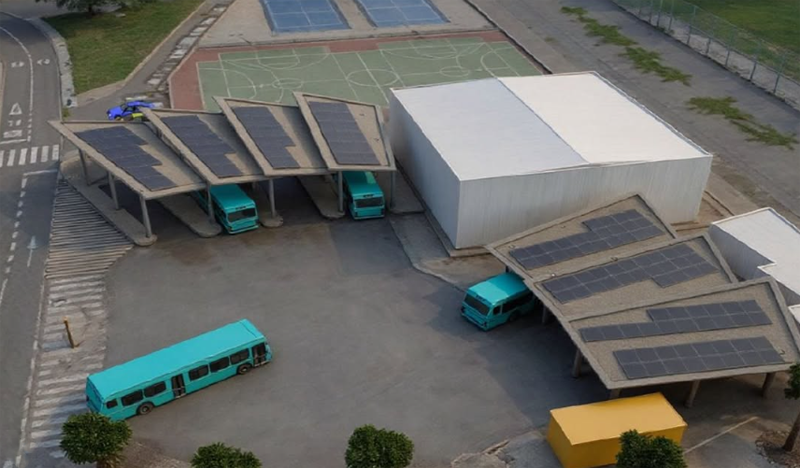 A licitación una instalación solar con sistema de almacenamiento en el intercambiador de Mogán