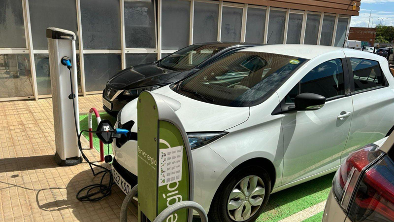 puntos de recarga públicos para vehículos eléctricos