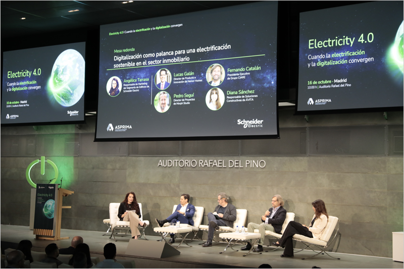 Schneider Electric y Asprima analizan los retos de la electrificación y la digitalización en edificación