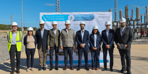 La subestación eléctrica 132 kV de Formentera permite cubrir la demanda de electricidad local