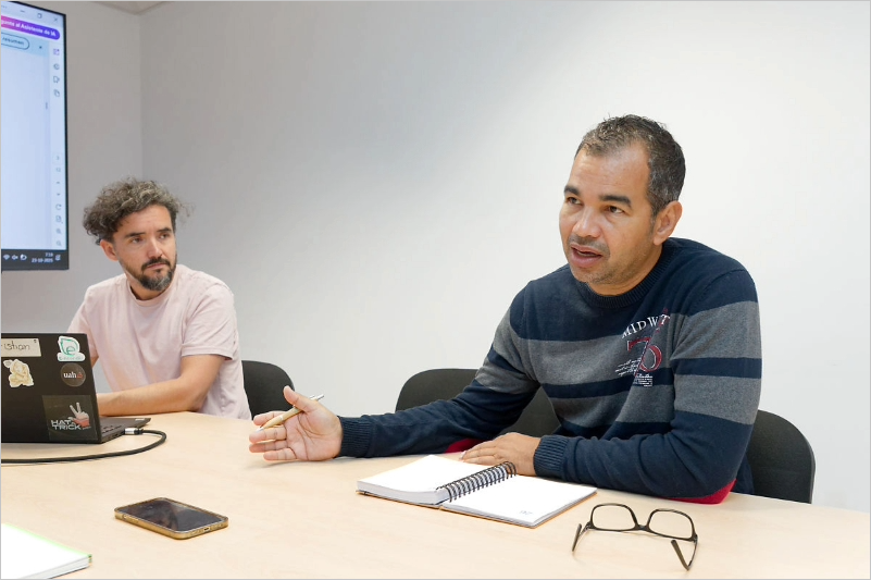 Cristina Olivares y Tony Castillo.