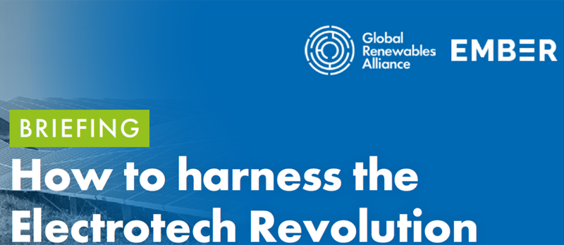 Un nuevo documento describe las acciones para acelerar la revolución electrotécnica