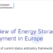 Un informe analiza el estado actual y el marco político del almacenamiento de energía en Europa