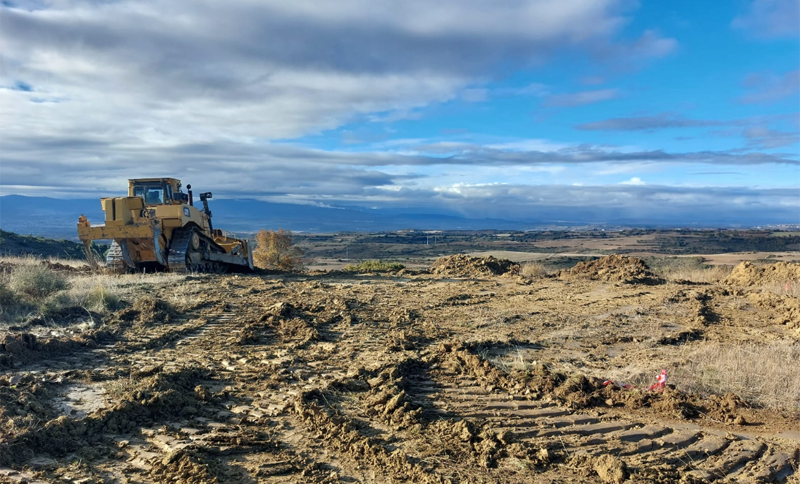Comienzan las obras del parque eólico de Labraza
