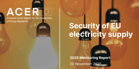 El informe anual de ACER destaca avances en la seguridad del suministro eléctrico en la UE