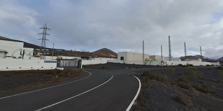 subestación de Tías en Lanzarote