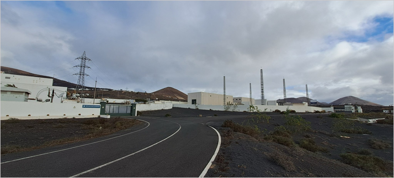 subestación de Tías en Lanzarote