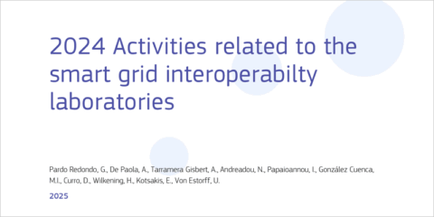 Análisis sobre los avances de los laboratorios de interoperabilidad de redes eléctricas inteligentes