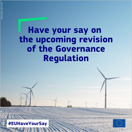 consulta pública para revisar el Reglamento de Gobernanza de la Unión de la Energía 