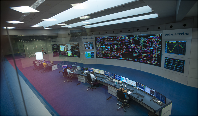 instalaciones del operador del sistema eléctrico español Red Eléctrica