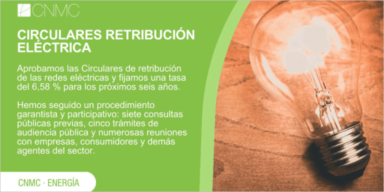 Aprobada la nueva retribución de las redes eléctricas