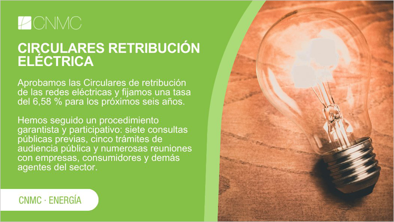 Aprobada la nueva retribución de las redes eléctricas