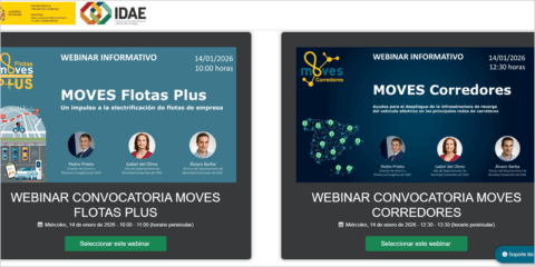Los últimos programas de ayudas del IDAE sobre movilidad eléctrica y renovables se abordan en webinars