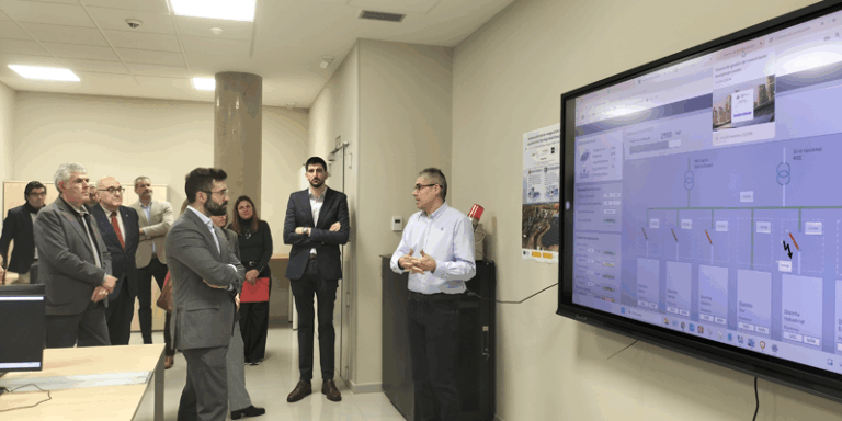 El secretario de Estado de Energía, Joan Groizard, ha presidido la inauguración del nuevo laboratorio.