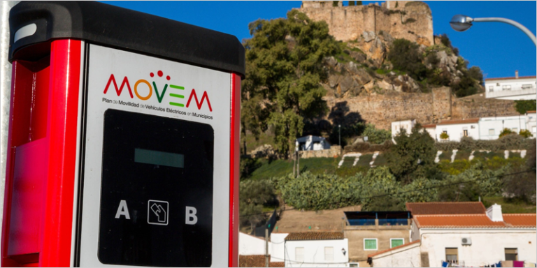 punto de recarga de vehículos eléctricos