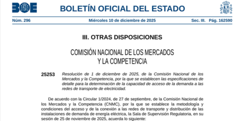 La CNMC fija la fecha de publicación de los mapas de capacidad de acceso de la demanda en transporte