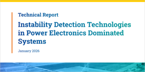 ENTSO-E publica un informe sobre tecnologías de detección de inestabilidad en el sistema eléctrico
