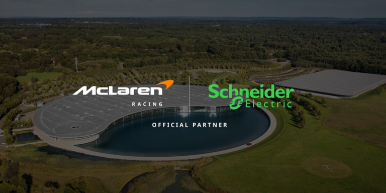 Schneider Electric será el socio oficial de McLaren Racing para implementar tecnología energética