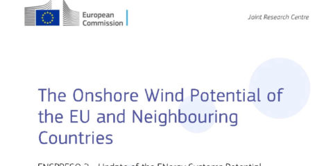 El JRC actualiza el análisis sobre el potencial eólico terrestre de Europa y los países vecinos