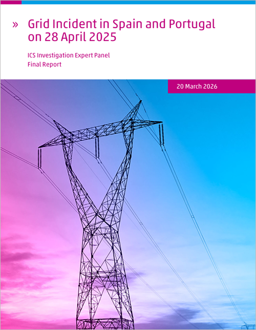 ENTSO-E ha publicado el informe final del panel de expertos sobre el apagón del 28 de abril de 2025 en España y Portugal. 