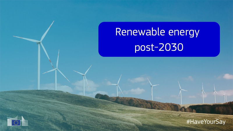 La Comisión Europea consulta para definir el marco legislativo para la energía renovable tras 2030