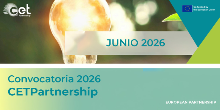 convocatoria 2026 del partenariado europeo Clean Energy Transition (CETP)
