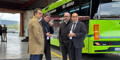 Euskotren usará la electricidad de Metro Bilbao para recargar sus autobuses eléctricos por la noche