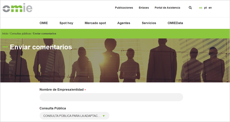 Consulta pública para adaptar las reglas del mercado eléctrico e incorporar al agregador independiente