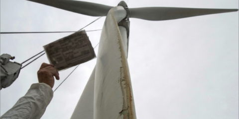 El proyecto Renewedge desarrolla nuevos materiales para reducir la erosión en las palas eólicas
