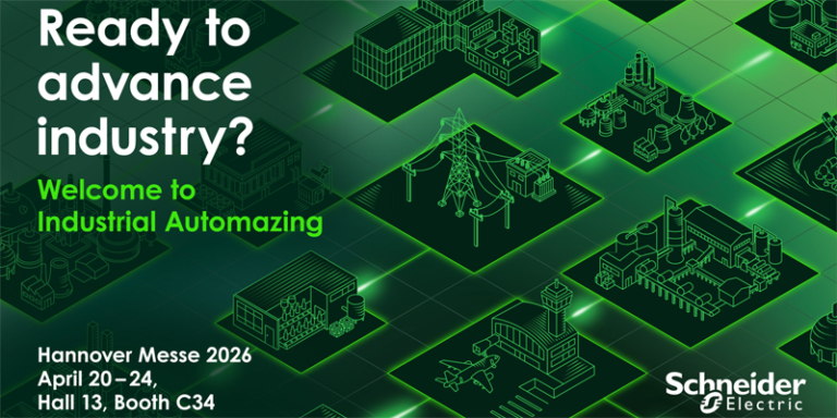 La innovación industrial de Schneider Electric se muestra en Hannover Messe 2026