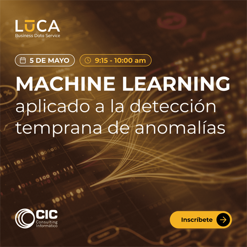 Webinar de CIC Consulting Informático sobre las capacidades de LUCA BDS en la detección de anomalías