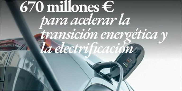 Asignación provisional de 670 millones para acelerar la transición energética, almacenamiento y movilidad en España