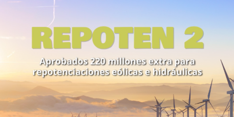 Las ayudas a la repotenciación eólica e hidroeléctrica se amplían hasta los 512 millones de euros