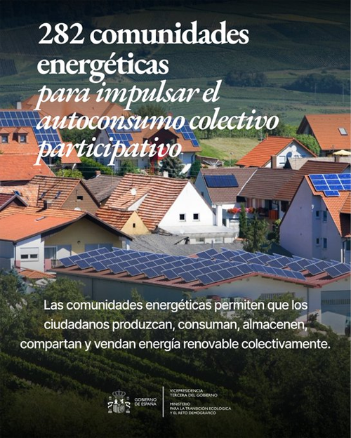 El programa CE Implementa suma un total de 262 comunidades energéticas subvencionadas