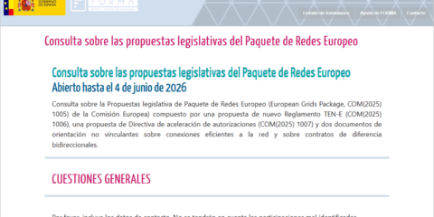 El Paquete de Redes Europeo para acelerar infraestructuras eléctricas y de hidrógeno se abre a consulta