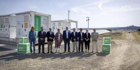 Inaugurada en Cáceres una batería de almacenamiento energético de 120 MWh