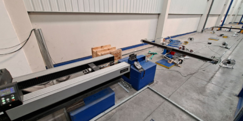 En marcha una instalación de ensayos en Industrias Arruti para validar líneas eléctricas aéreas