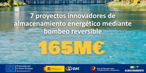Adjudicados 165 millones a siete proyectos de almacenamiento energético por bombeo reversible