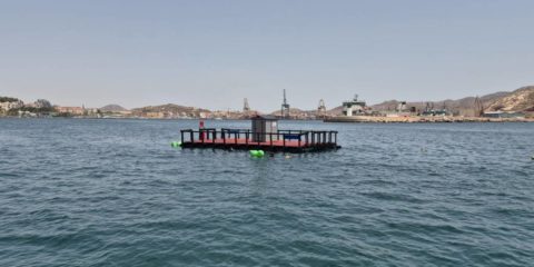 El Puerto de Cartagena acoge una plataforma para probar sistemas de generación de energía marina