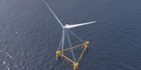 Luz verde al proyecto NextFloat para desplegar su plataforma eólica flotante en el Mediterráneo