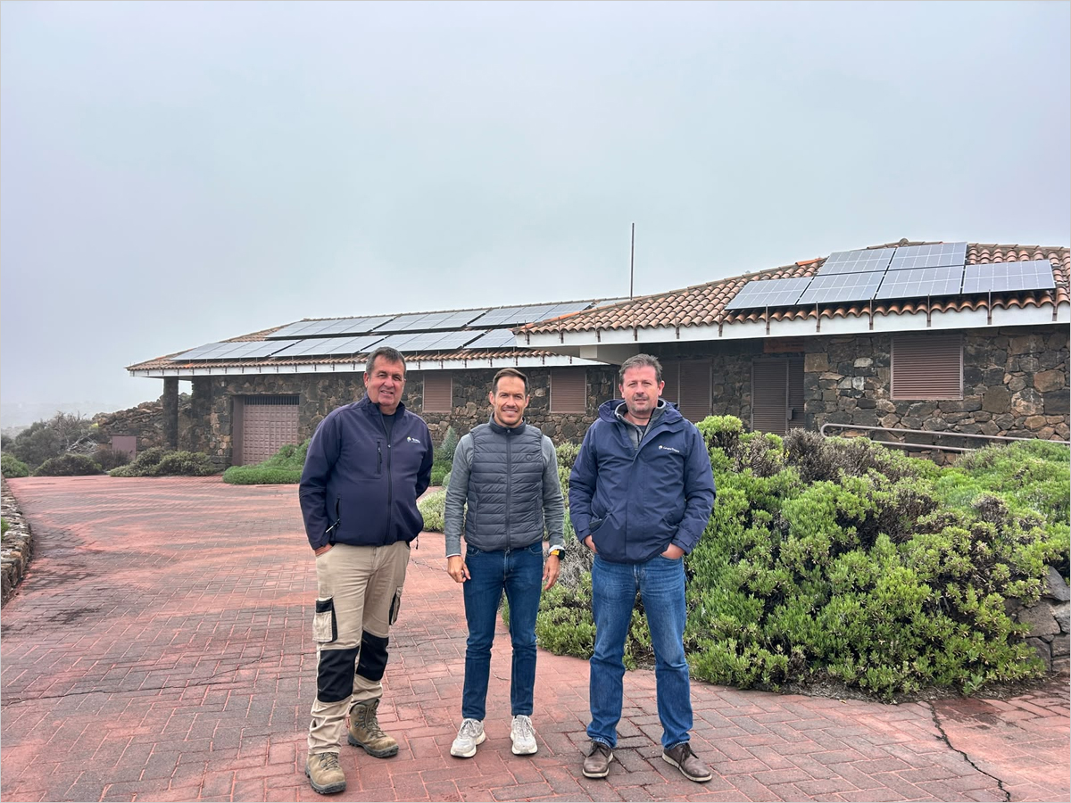 El Parque Nacional del Teide incorpora una microred con energía solar y baterías para abastecer sus edificios 