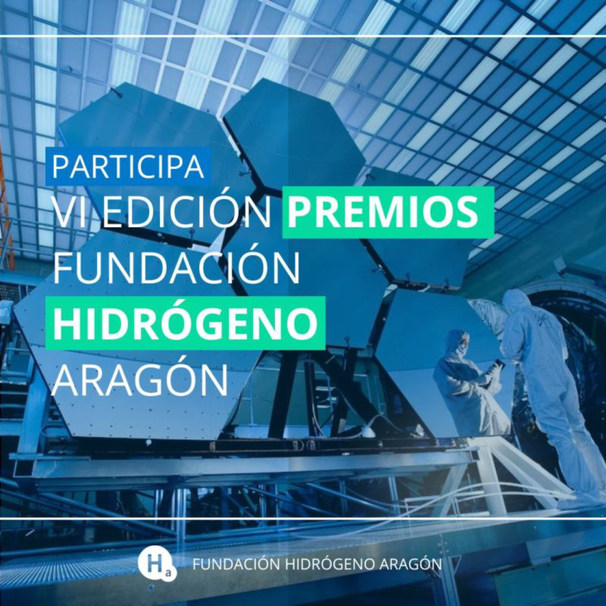 Imagen asociada a los VI Premios Fundación Hidrógeno Aragón, centrados en talento joven e investigación sobre hidrógeno.
