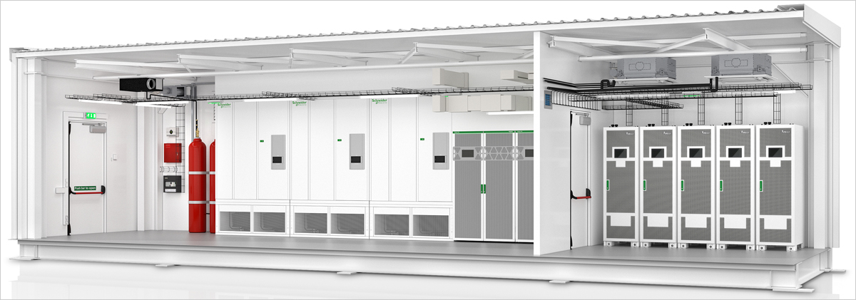 Nuevos módulos de potencia prefabricados de Schneider Electric para centros de datos de IA